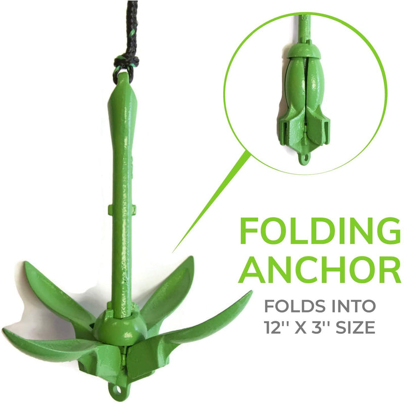 Marine Kayak Anchor, 3.5 lbs Folding Anchor