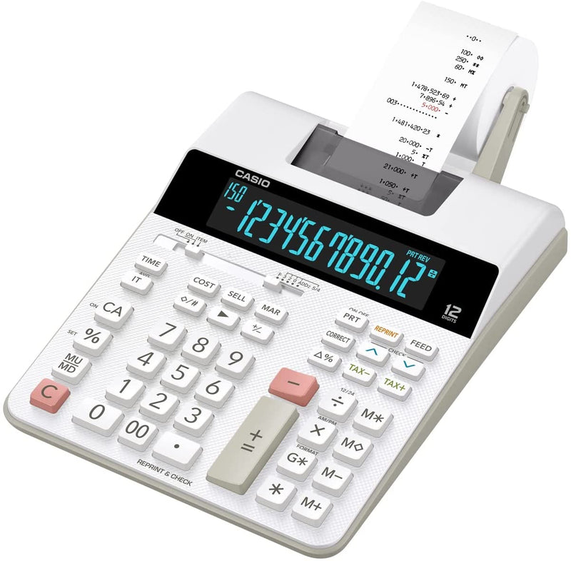 Casio HR-300RC Printing Calculator with Backlit LCD Display