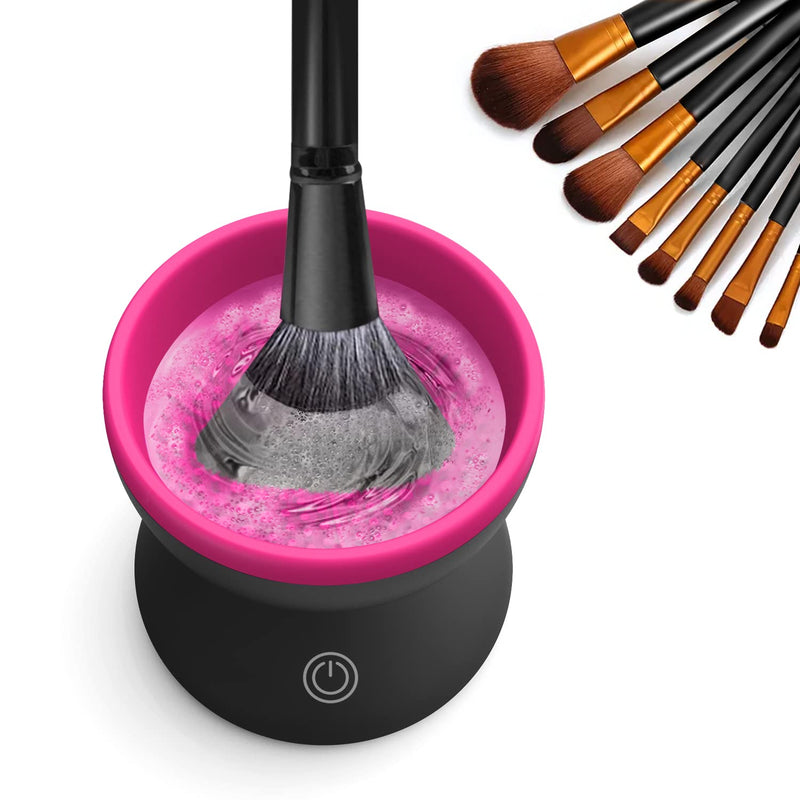 Electric Makeup Brush Cleaner Machine - Alyfini Portable Automatic USB Cosmetic Brush Cleaner Tools
