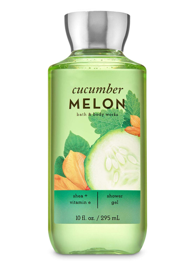 Works Cucumber Melon Shower Gel, 10 Ounce, Blue
