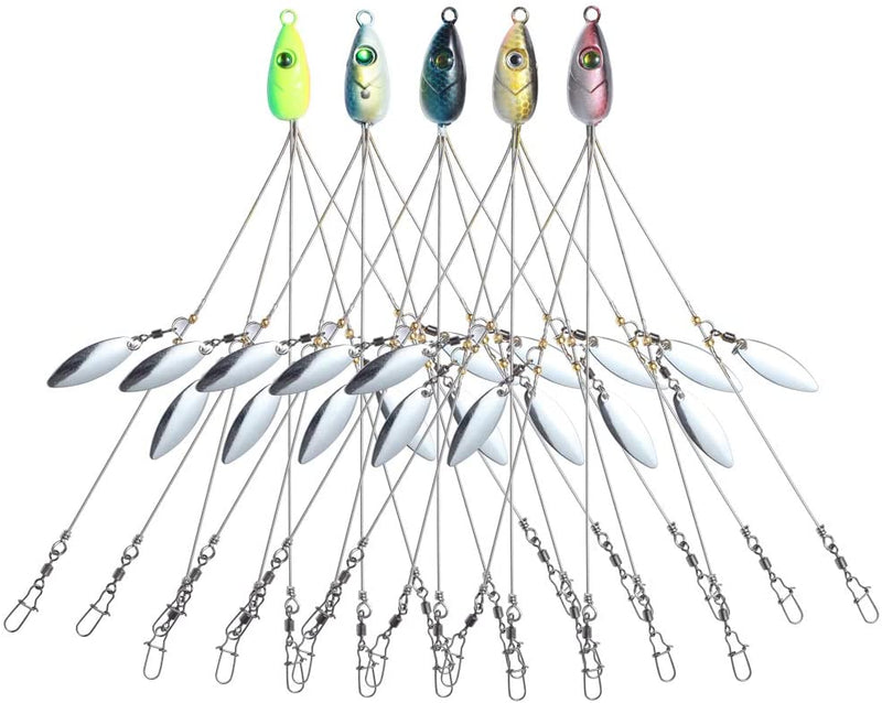 5 Arms Alabama Umbrella Fishing Rigs Lure Bass Bait Lure