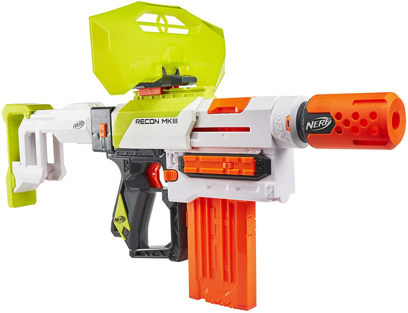 Modulus Recon MKIII Blaster, Removable Stock and Barrel Extension, Dart Shield