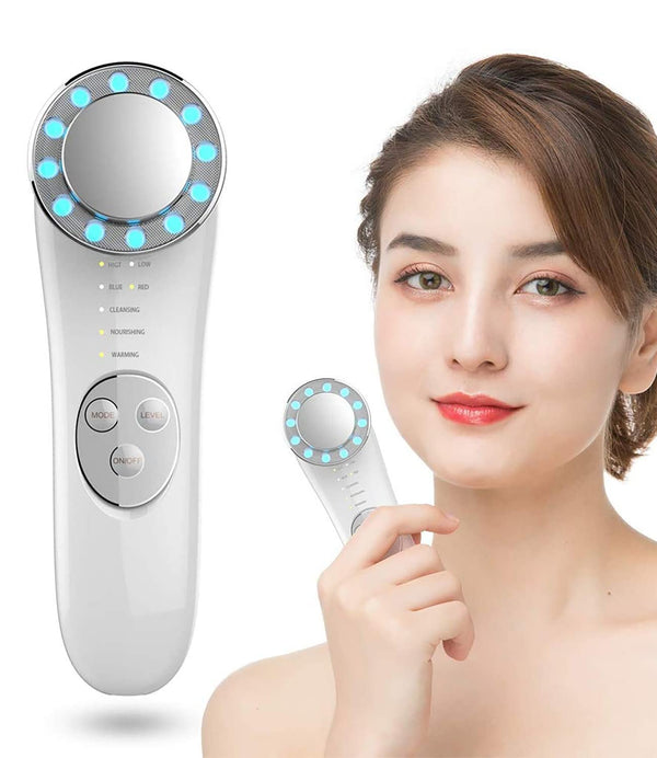 Facial Massager, Skin Care Tools 7 in 1 Face Lifting Machine, Galvanic Facial Machine Face Tightening Machine