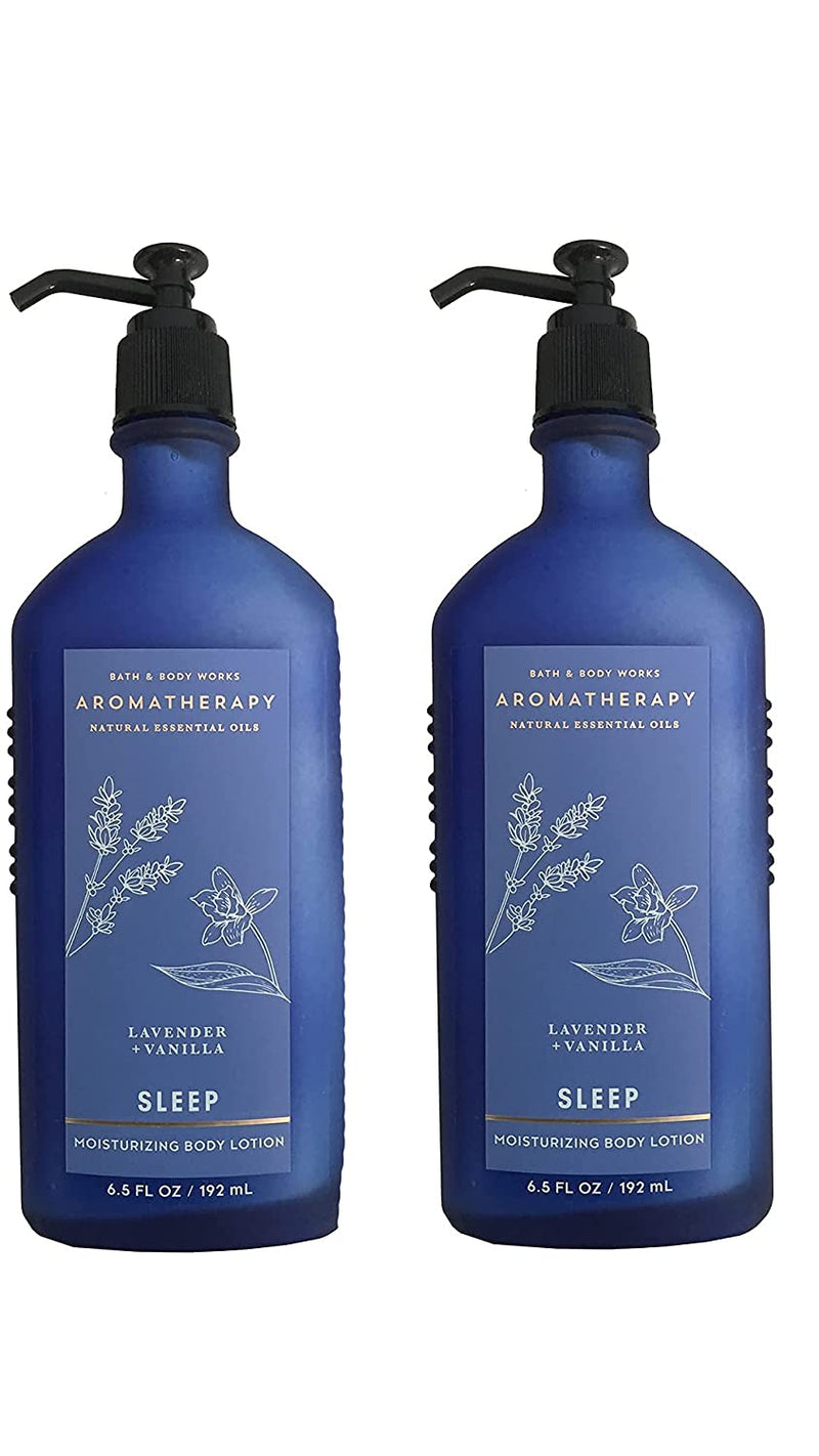 Body Lavender and Vanilla Body Lotion with Natural Essential Oils - 2 Pack
