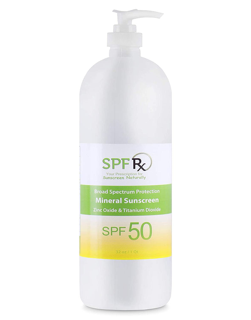 SPF 50 Mineral Broad Spectrum Sunscreen, with Zinc Oxide and Titanium Dioxide, Waterproof, Sweat-Proof, Performance Sunblock