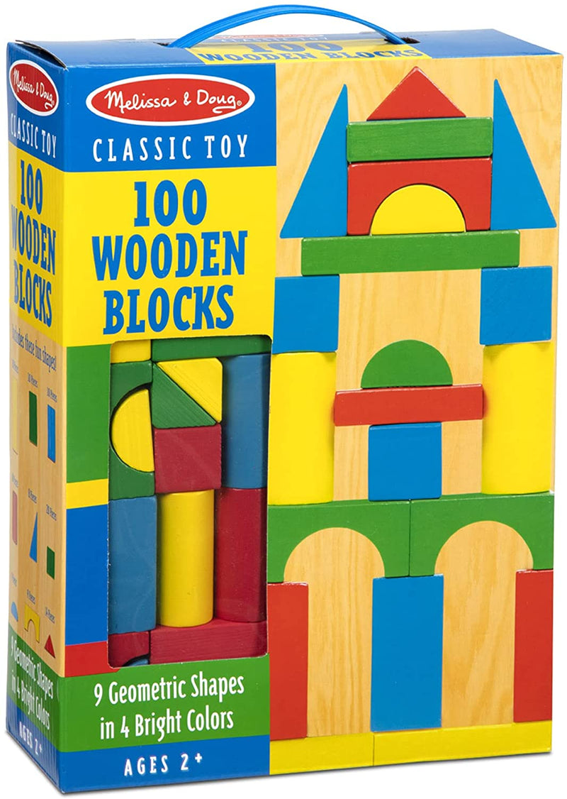 Wooden Building Blocks Set