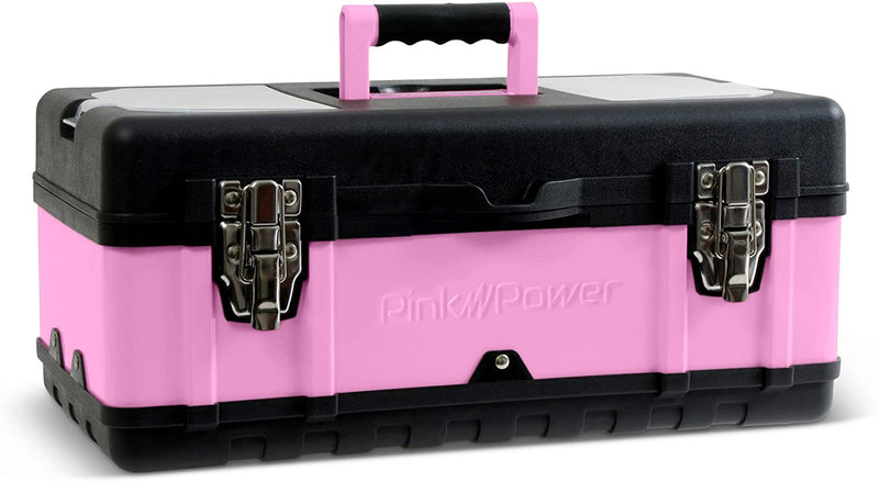 Aluminum Tool Box for Tool or Craft Storage - 18 Inch Portable Tool Case