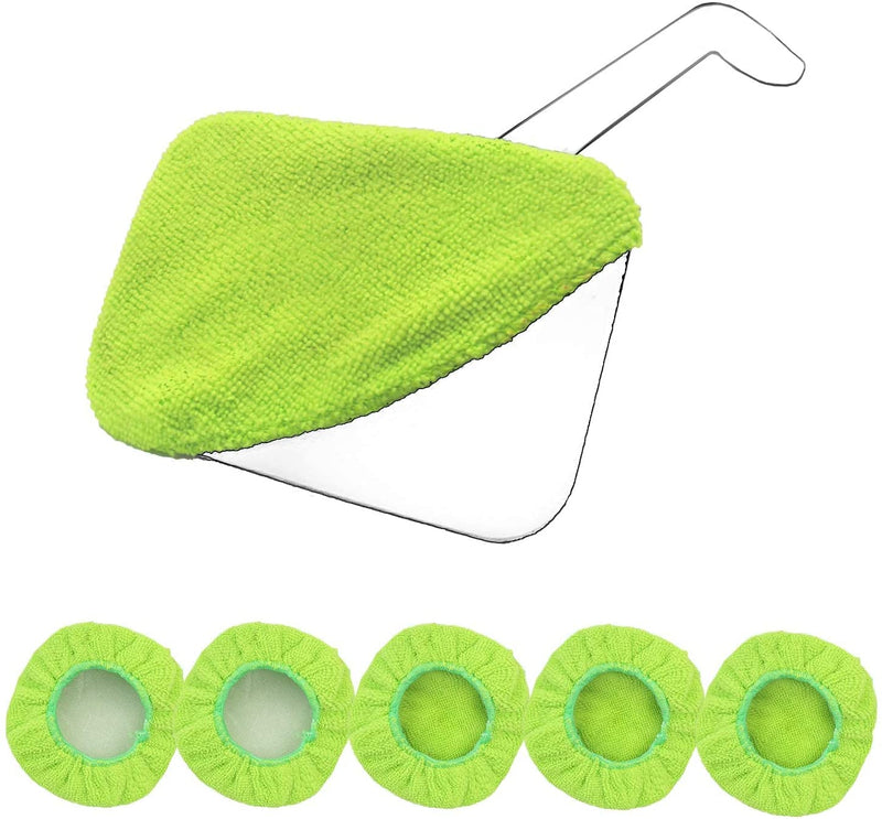 5 Pack Replaced Microfiber Cleaning Clothes for Windshield Wiper Tools