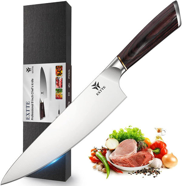 EXTTE Chef Knife 8 Inch, Professional Sharp Kitchen Knife