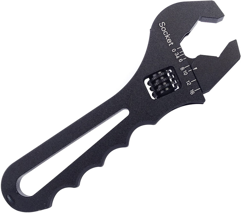 An Fitting Wrench, AN3-16AN Adjustable Wrench Aluminum Lightweight Spanner Tools