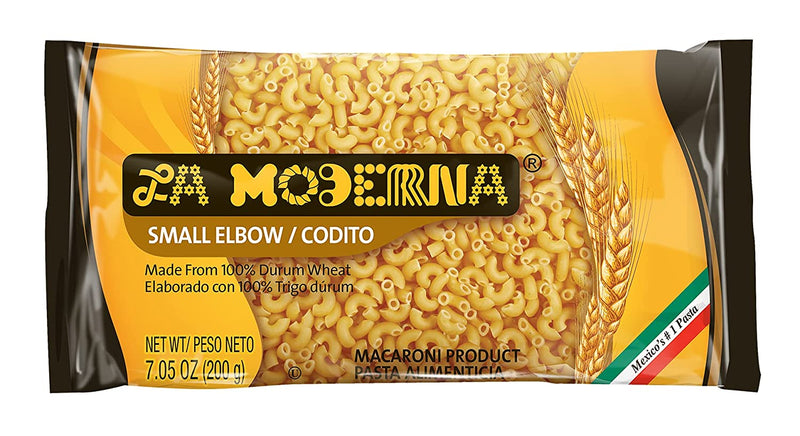 La Moderna Small Elbow Pasta, 7-Ounce (Pack of 20)