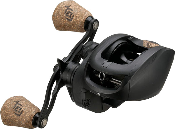 13 FISHING - Concept A2 - Low-Profile Baitcast Fishing Reel - 8.3:1 Gear Ratio - Right Hand Retrieve (Fresh+Salt) - A2-8.3-RH , Black