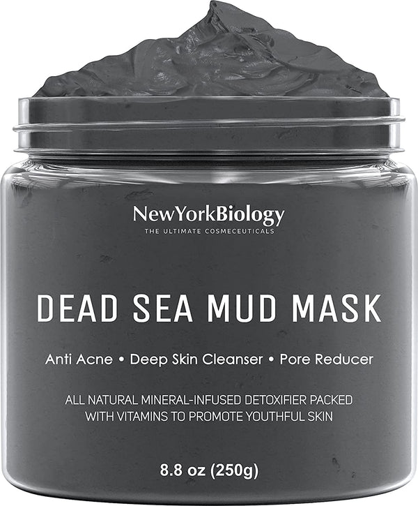 Dead Sea Mud Mask for Face and Body - Spa Quality Pore Reducer for Acne
