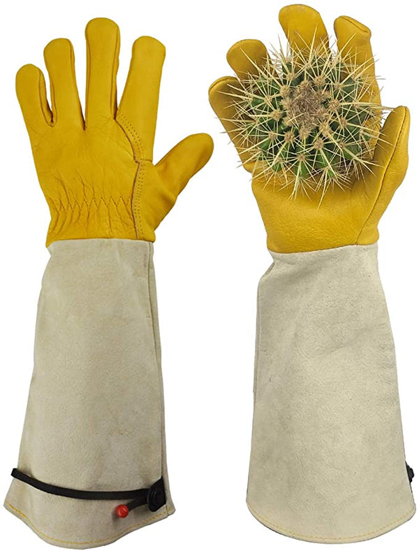 Thorn Proof Gardening Gloves for Rose Pruning