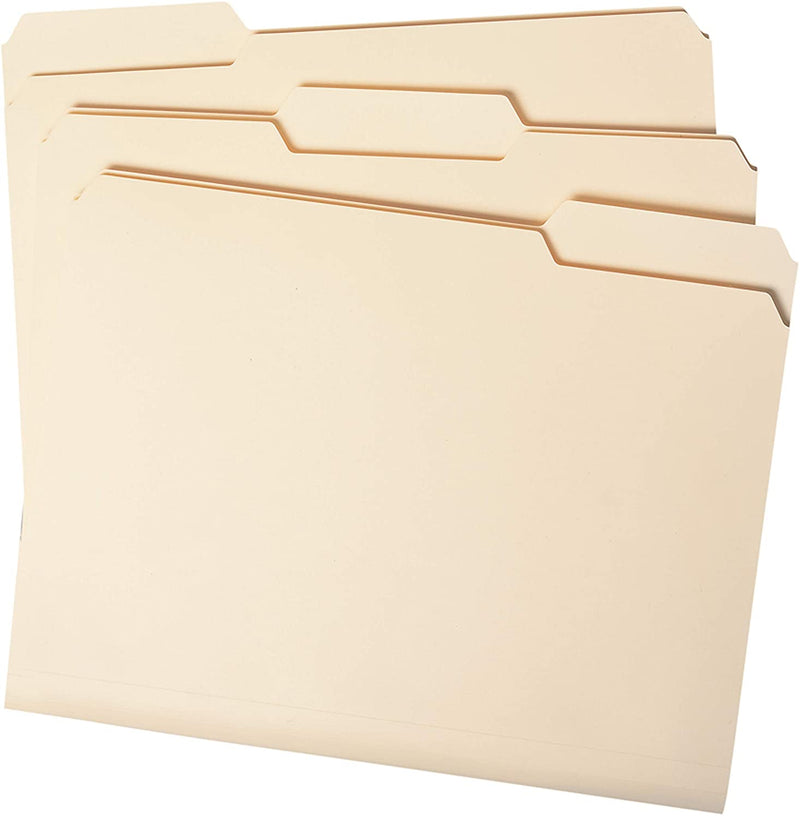 Assorted Positions File Folders, Letter Size