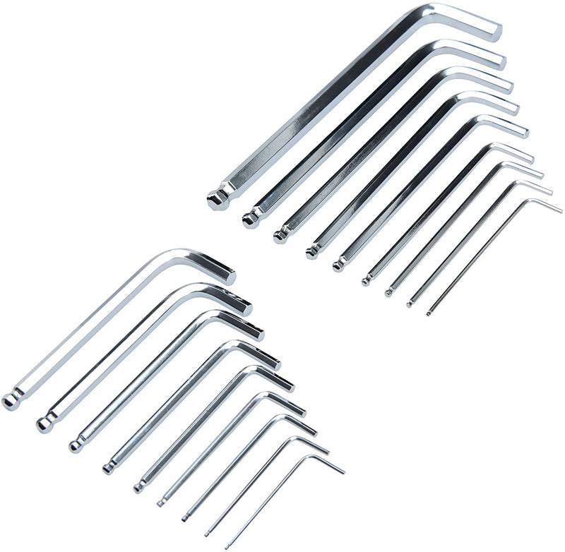 Allen Wrench Set (36 Pack - Metric & SAE Wrenches) Hex Key