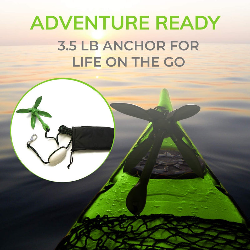 Marine Kayak Anchor, 3.5 lbs Folding Anchor