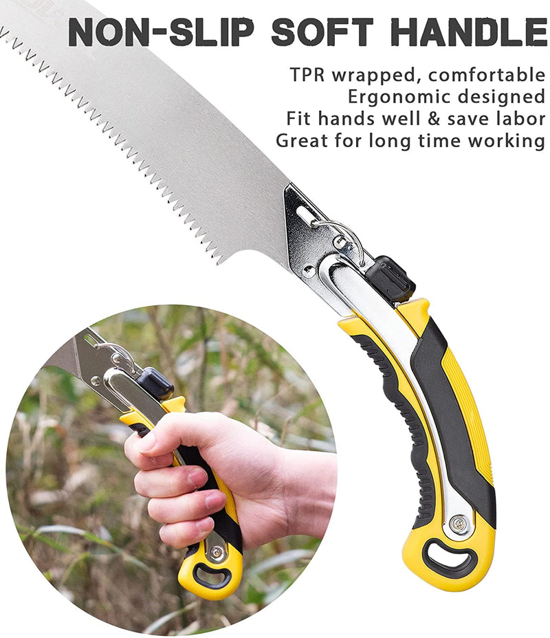 14-inch Curved Pruning Saw Hand Saw Gardening Tree Trimming Saw