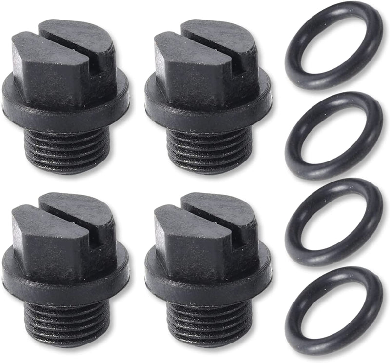 TonGass [4 Pack Drain Plugs with O-Rings for Hayward Pumps