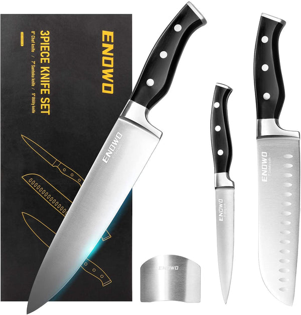 Chef Knife Ultra Sharp Kitchen Knife Set 3 PCS