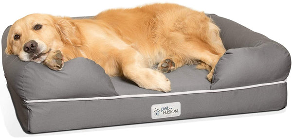 PetFusion Ultimate Dog Bed, Orthopedic Memory Foam, Multiple Sizes/Colors, Medium Firmness Pillow