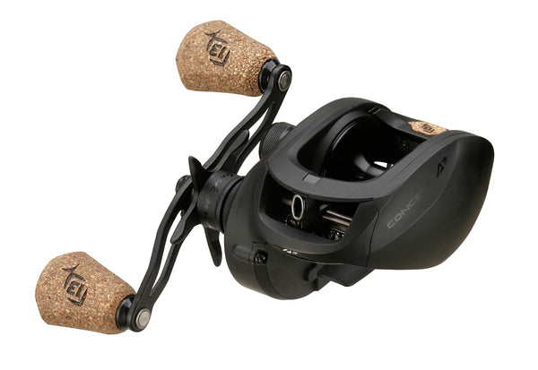 13 FISHING - Concept A23 - Low-Profile Baitcast Fishing Reel - 5.5:1 Gear Ratio - Right Hand Retrieve (300 size) (Fresh+Salt) - CA3-5.5-RH, Black
