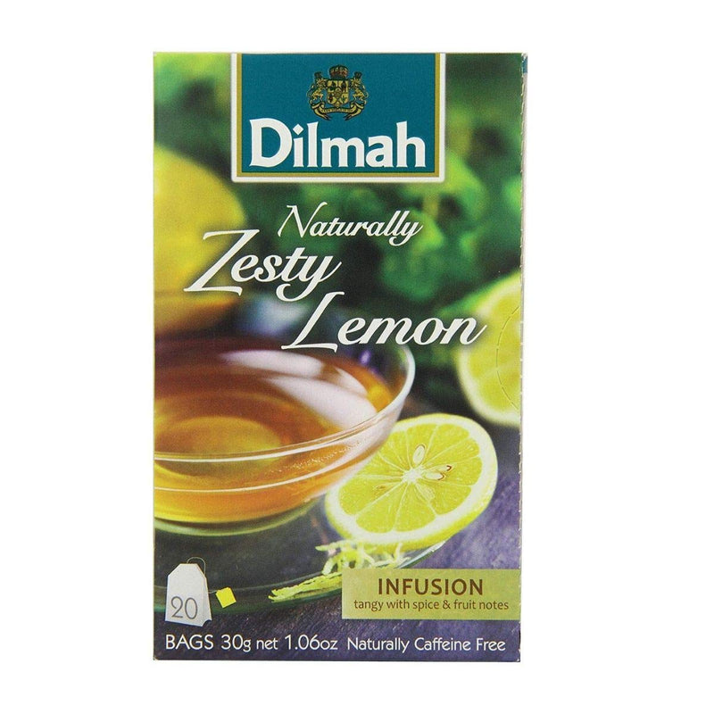 Naturally Zesty Lemon 20 Tea Bags - Herbal Tea Caffeine Free