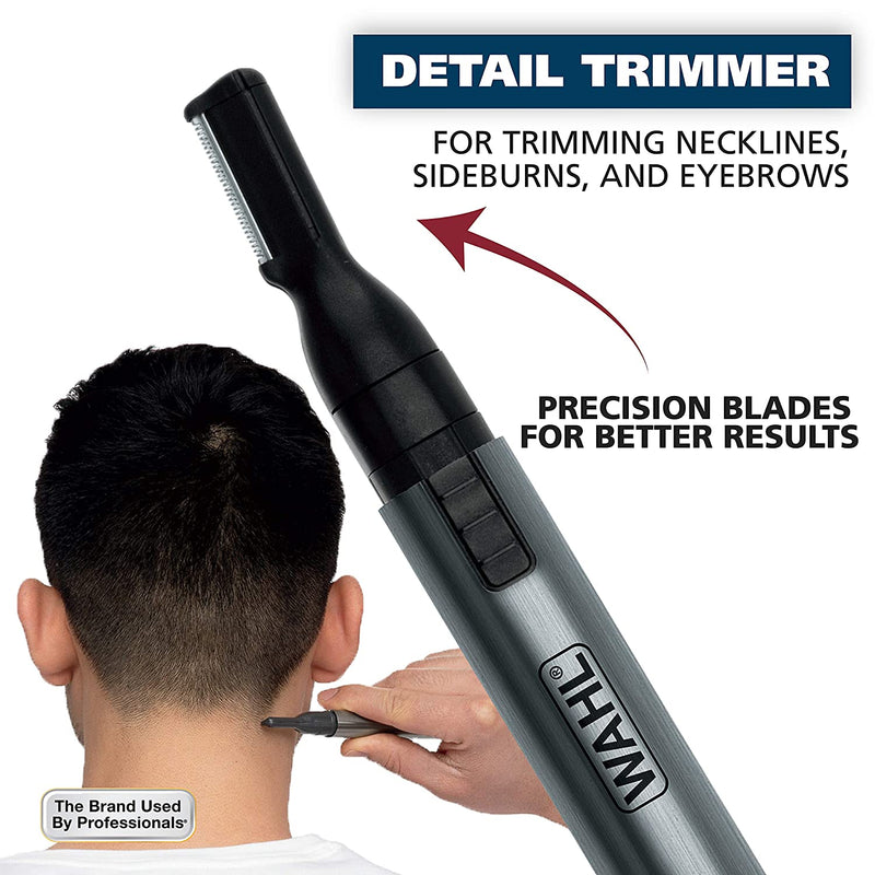 Micro Groomsman Personal Pen Trimmer & Detailer for Hygienic Grooming with Rinseable