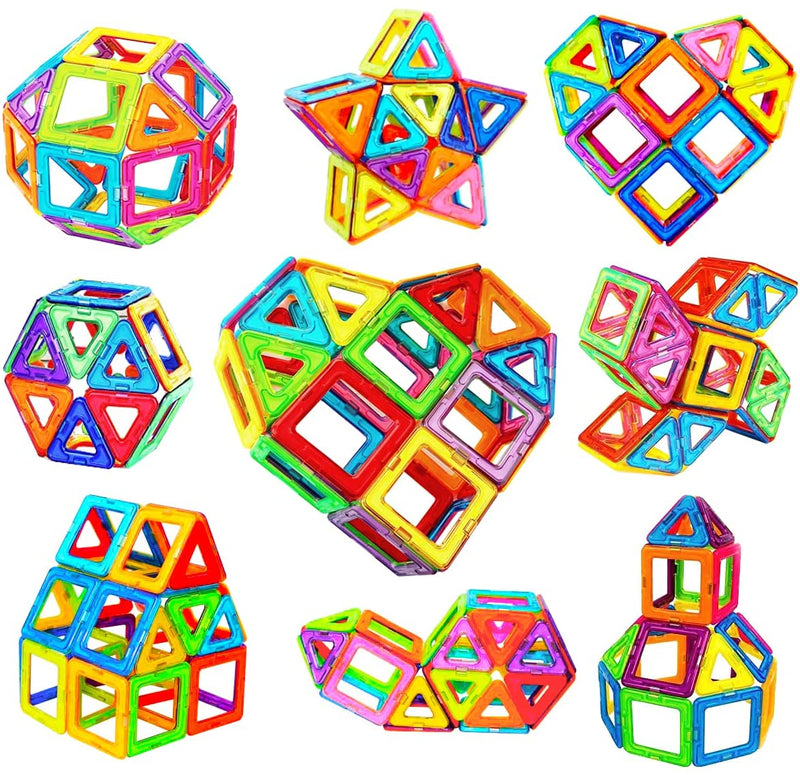 Magnetic Blocks Tough Building Tiles STEM Toys for 3+ Year Old Boys and Girls