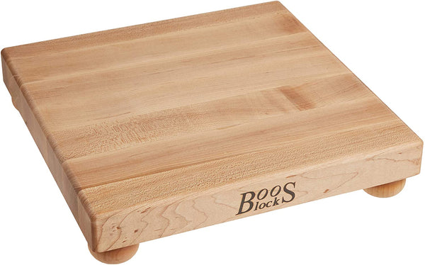 Block B12S Maple Wood Edge Grain Cutting Board with Feet