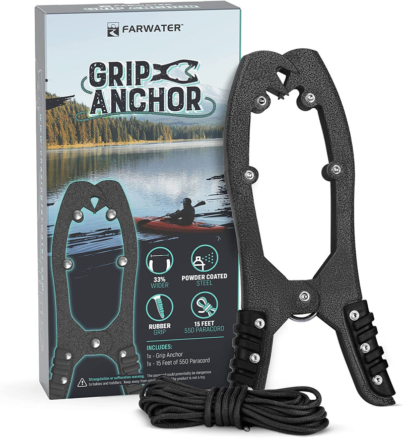 Canoe Anchor Grip - Boat, Float Tube & Kayak Fishing Accessories