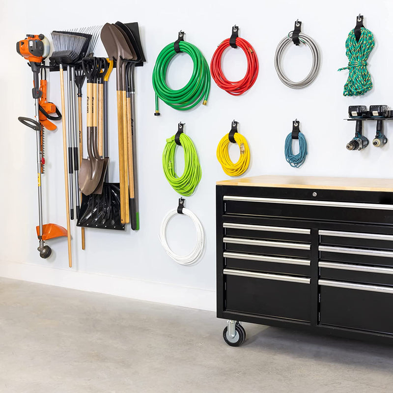 StoreYourBoard Tool Storage Rack, Garage Wall Mount, Heavy Duty Steel Hooks