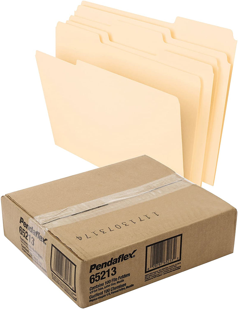 File Folders, Letter Size, 8-1/2" x 11"