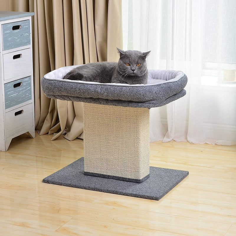 Catry Cat Bed with Scratching Post - Minimalist Style Design of Cat Tree