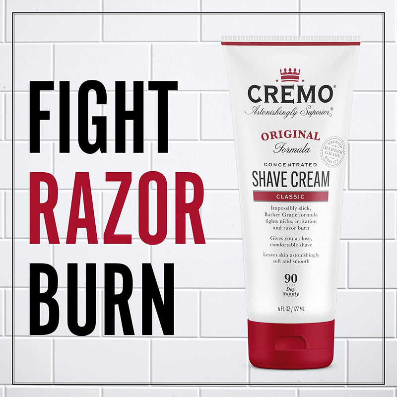 Cremo Barber Grade Original Shave Cream, Astonishingly Superior Ultra-Slick Shaving