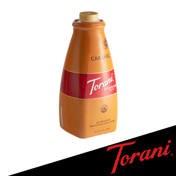 Torani 64 fl. oz. Puremade Caramel Flavoring Sauce
