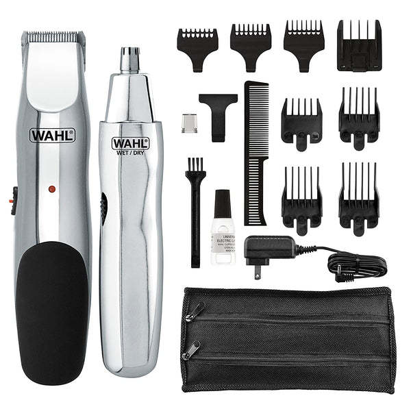 Groomsman Rechargeable Beard Trimming kit for Mustaches, Hair, Nose Hair, and Light Detailing