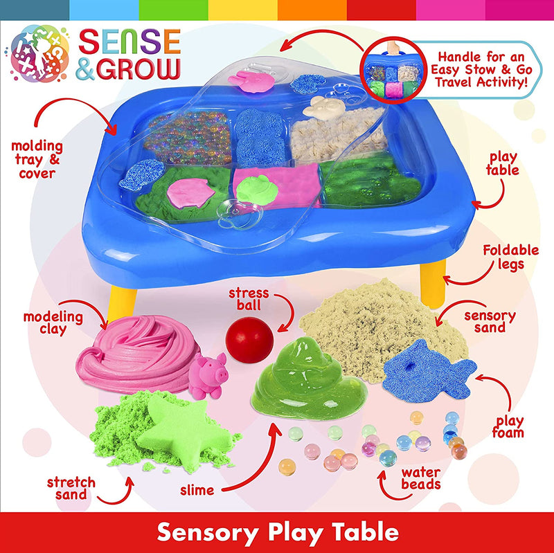 Toys Sense & Grow Sensory Play Table for Kids - Childrens Activity Table
