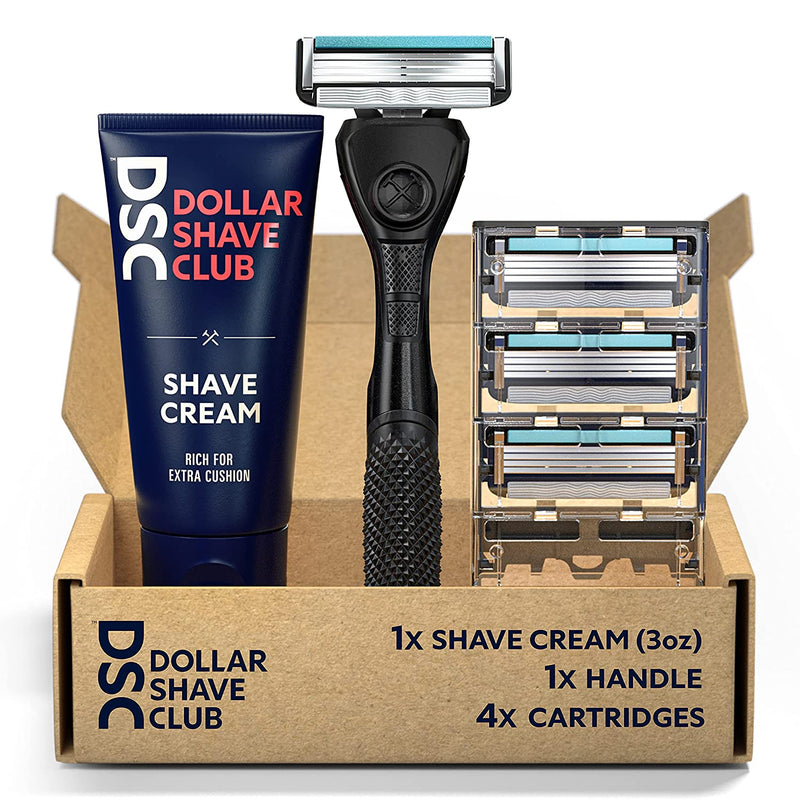 Dollar Shave Club 4-Blade Razor Starter Set