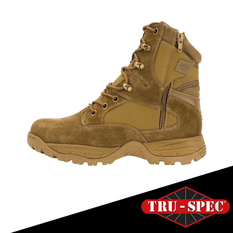 Tru-Spec Tactical Side Zipper Boots (Color: Coyote / 10)