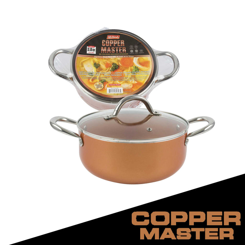 Copper Stock Pot- 3.8qt