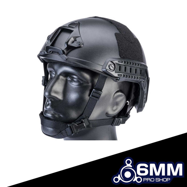 6mmProShop Advanced High Cut Ballistic Type Tactical Airsoft Bump Helmet (Color: Black / Medium - Large)
