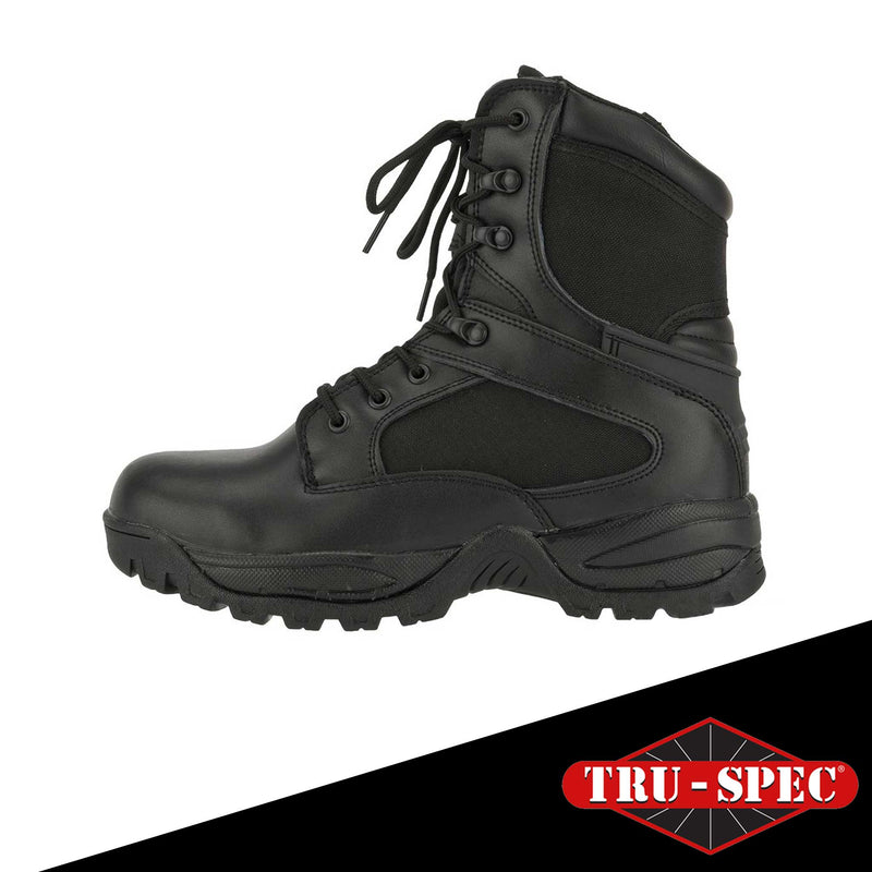 Tru-Spec Tactical Side Zipper Boots (Color: Black / 10)