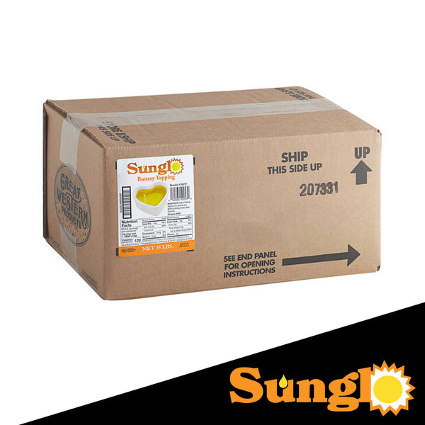 Sunglo Bag-in-Box Butter Flavored Popping Oil 35 lb.