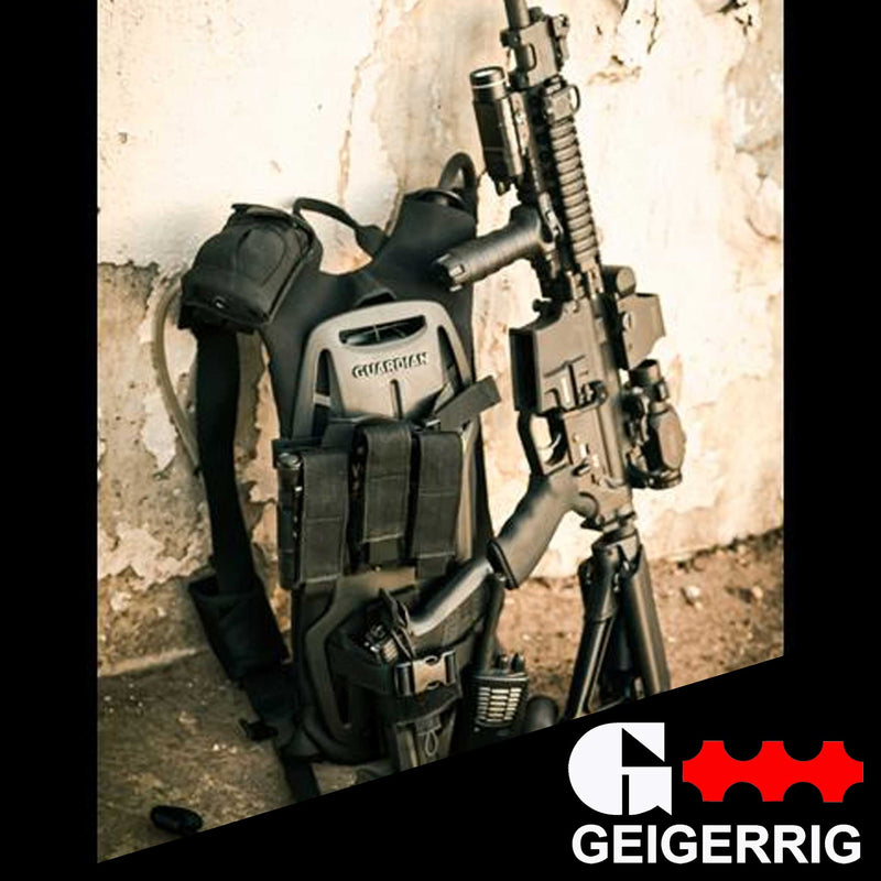 GEIGERRIG Guardian Tactical Hydration Pack w/ 2L Hydration Engine (Color: Black)