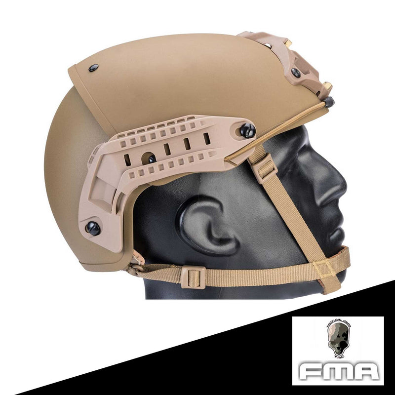 TMC Deluxe Version Air Flow Bump Style Airsoft Helmet (Color: Dark Earth / Medium)