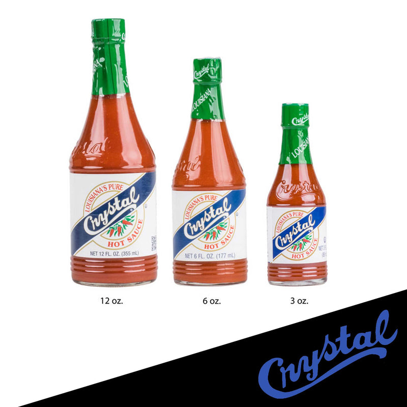 Crystal 3 oz. Hot Sauce - 24/Case