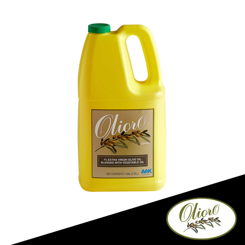 AAK Olioro 1 Gallon 99% Soybean Oil and 1% Extra Virgin Olive Oil Blend