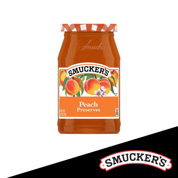 Smucker's Peach Preserves, 18 Ounce (Pack of 6)
