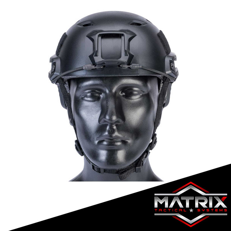 Matrix Basic Base Jump Type Tactical Airsoft Bump Helmet (Color: Black)
